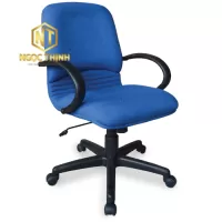 Ghế lãnh đạo lưng trung bọc vải, đệm và tựa liền khối SG811